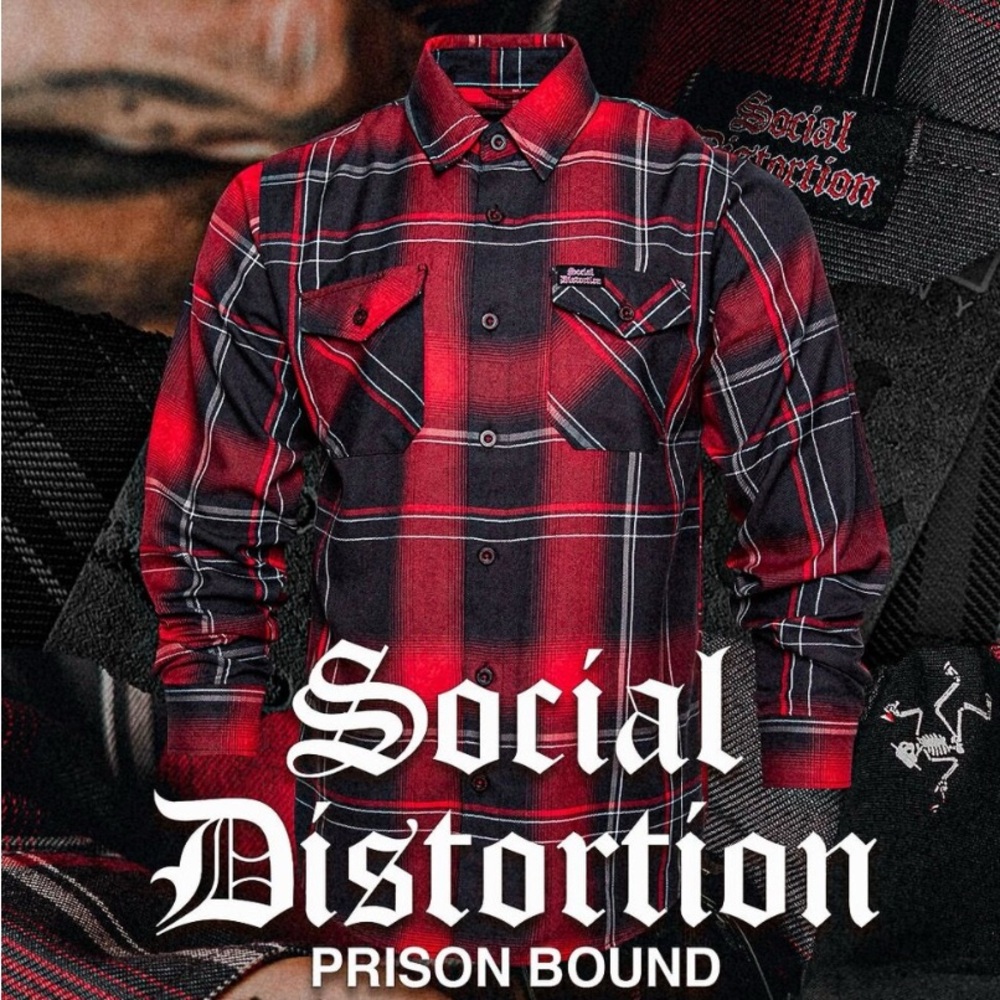 Dixxon Flannel Social Distortion Prison Bound